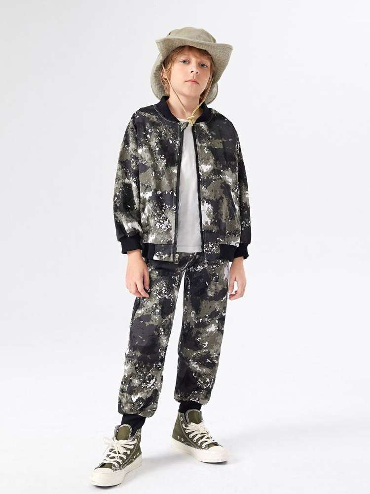 Pocket Multicolor Casual Boys Clothing 3352