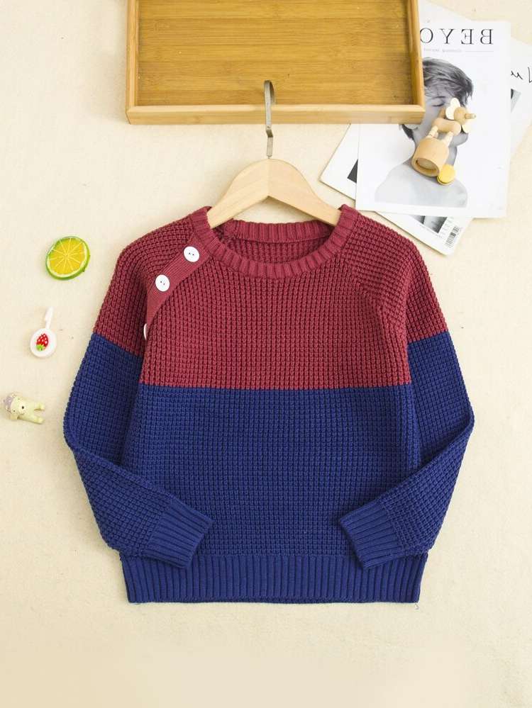 Button Casual Long Sleeve Multicolor Kids Clothing 2074