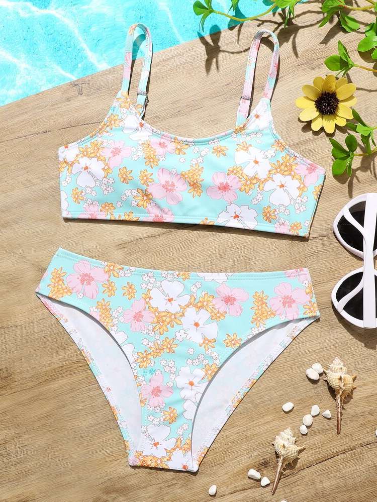  Floral Girls Beachwear 877