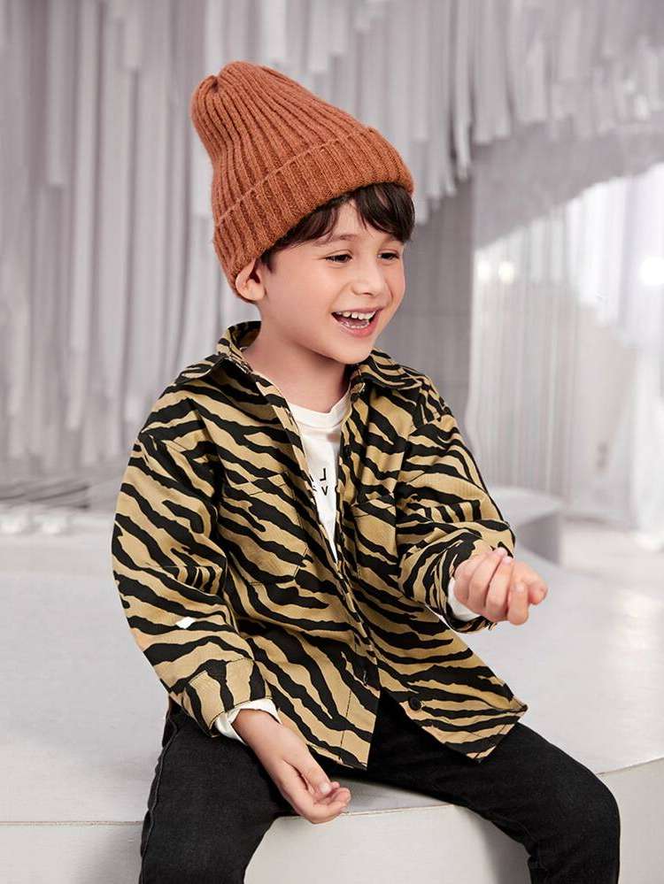 Regular Fit Regular Casual Pocket Toddler Boys Clothing 3597