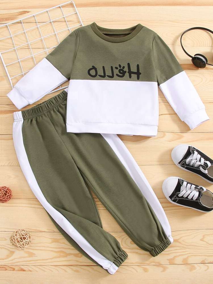  Letter Regular Fit Kids Clothing 4769