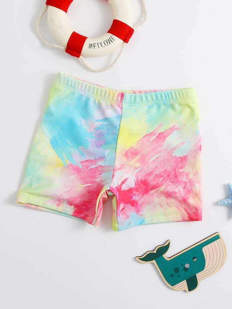 Boho Tie Dye Toddler Boy Swimwear 7697