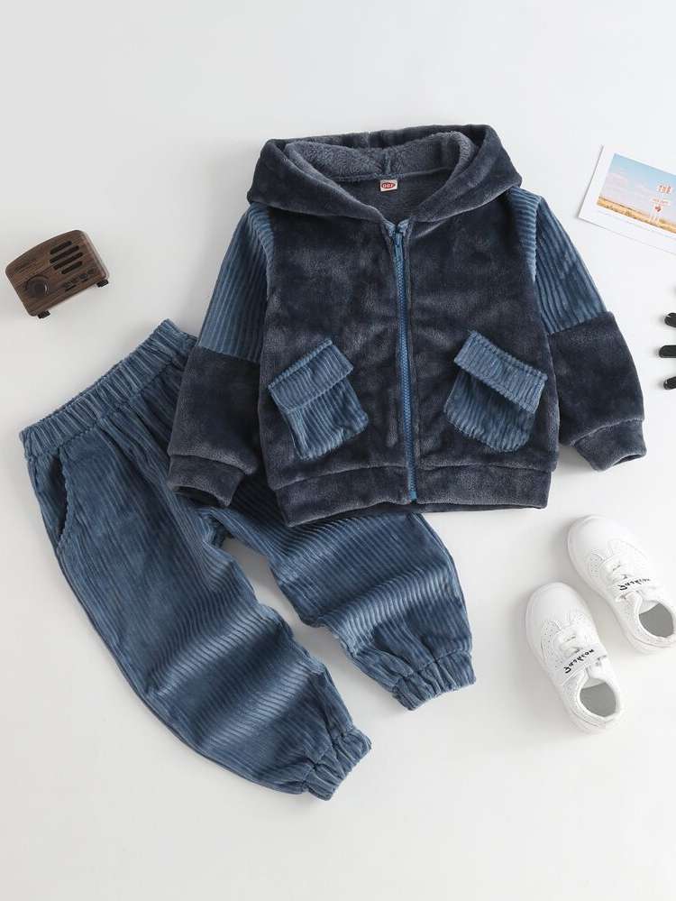  Long Sleeve Colorblock Kids Clothing 340