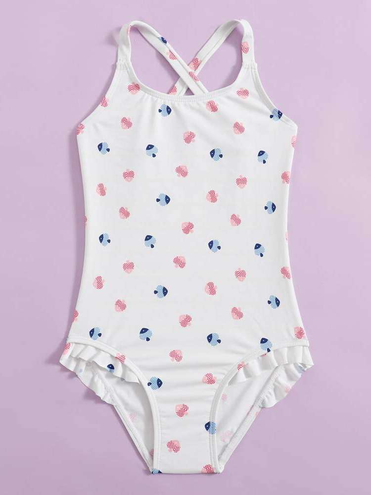  Cartoon Toddler Girls Beachwear 75