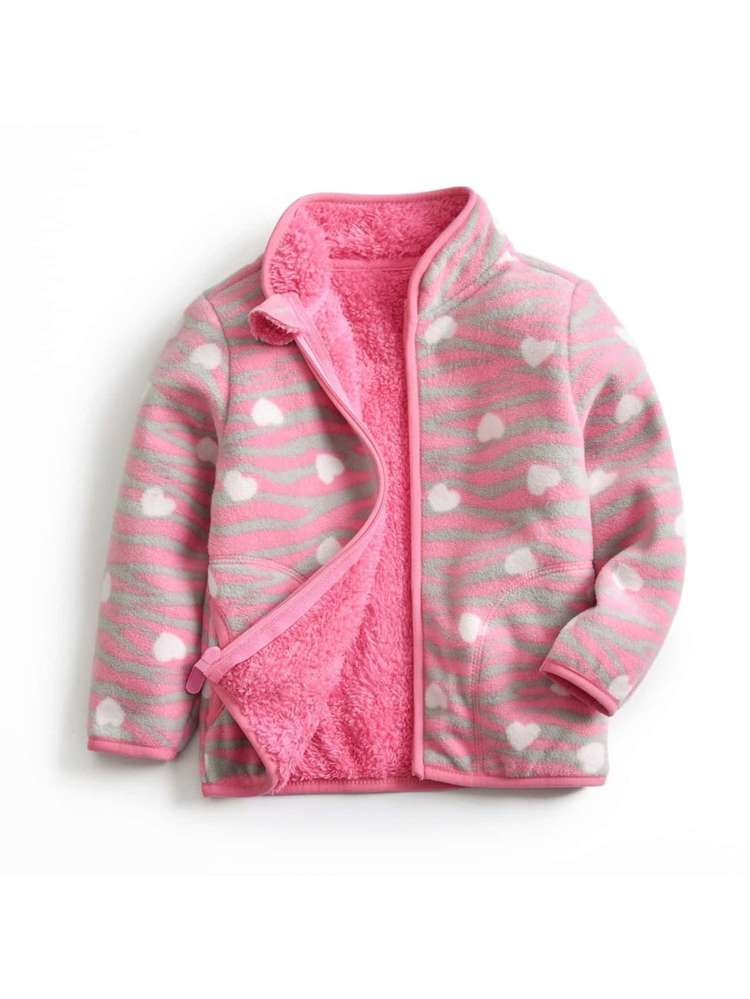 Regular Fit  Animal Toddler Girls Outerwear 8071