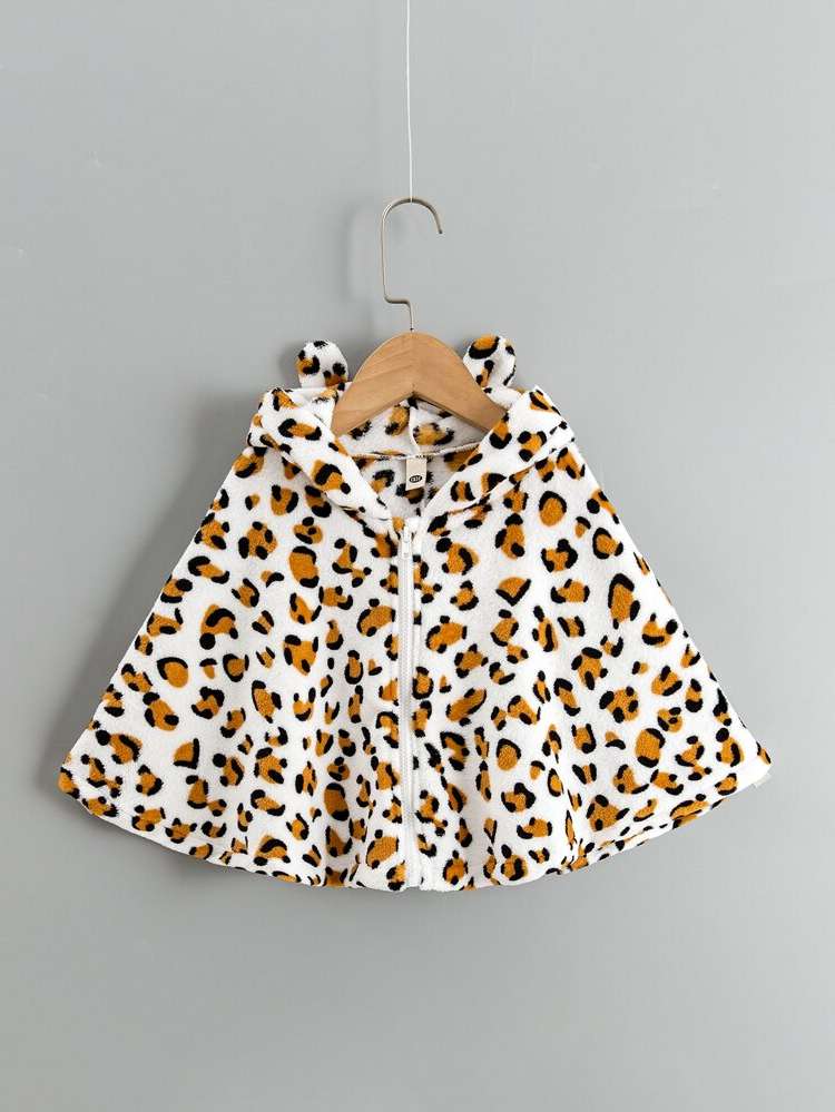 Regular Casual Leopard Multicolor Toddler Girls Clothing 5519