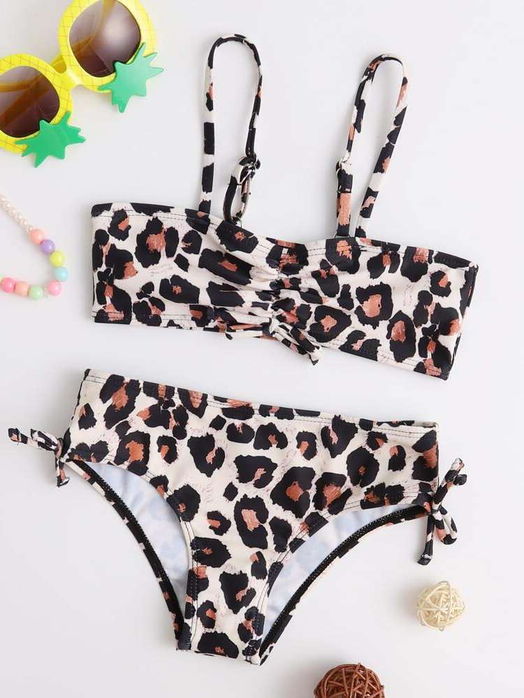 Leopard  Toddler Girls Beachwear 7303