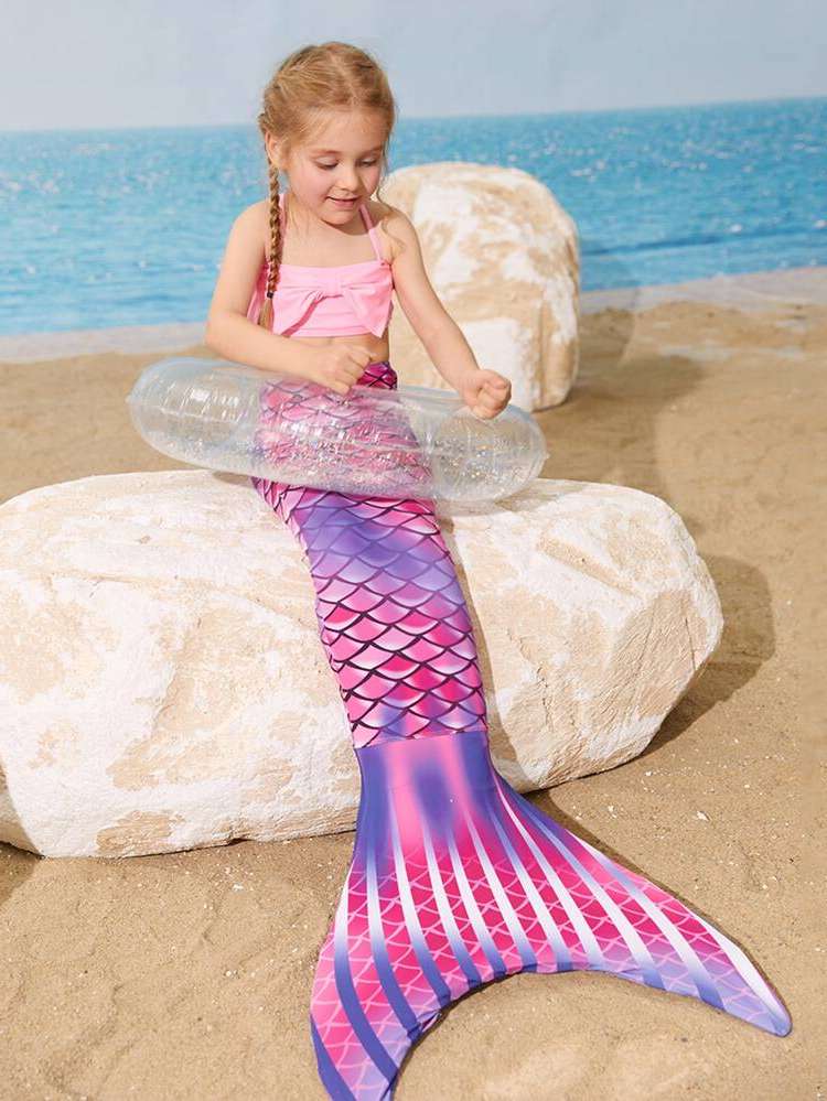  Cute Fish Scales Multicolor Kids Clothing 4437