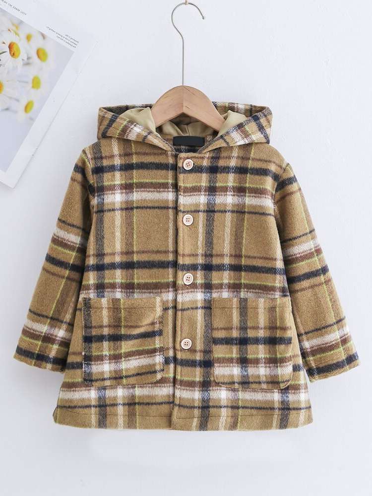  Regular Preppy Toddler Girls Outerwear 1834