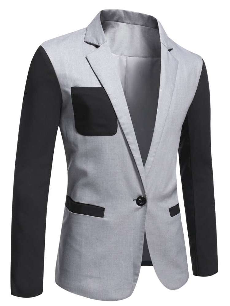  Long Sleeve Regular Fit Button Men Suits  Separates 1443