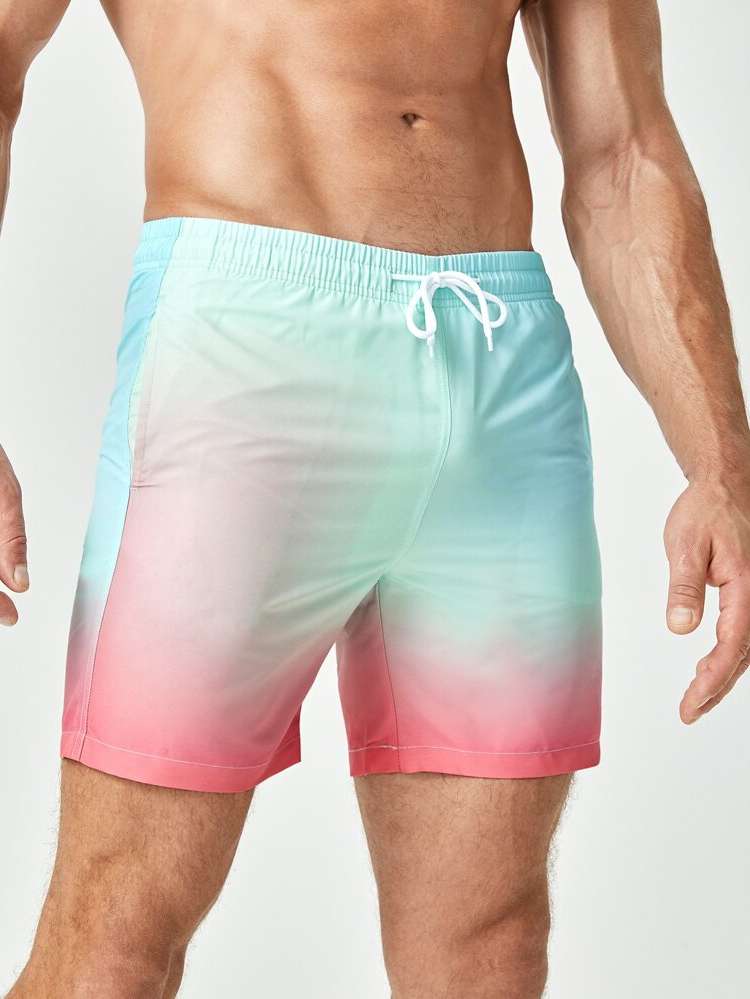 Multicolor Vacation  Men Swimwear 3006