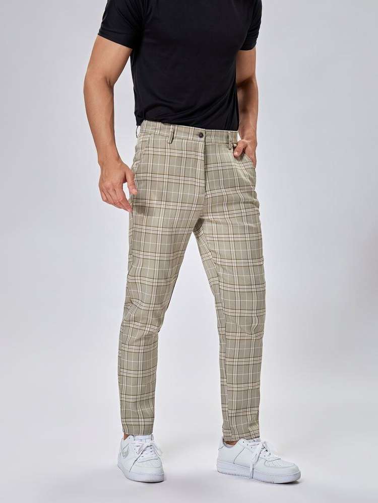 Regular Fit Multicolor Men Suit Pants 2974