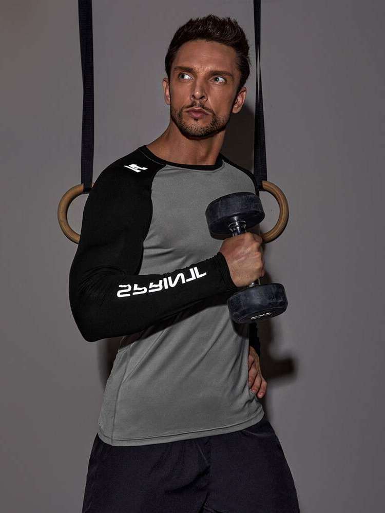 Regular Round Neck Regular Fit Men Activewear 8083