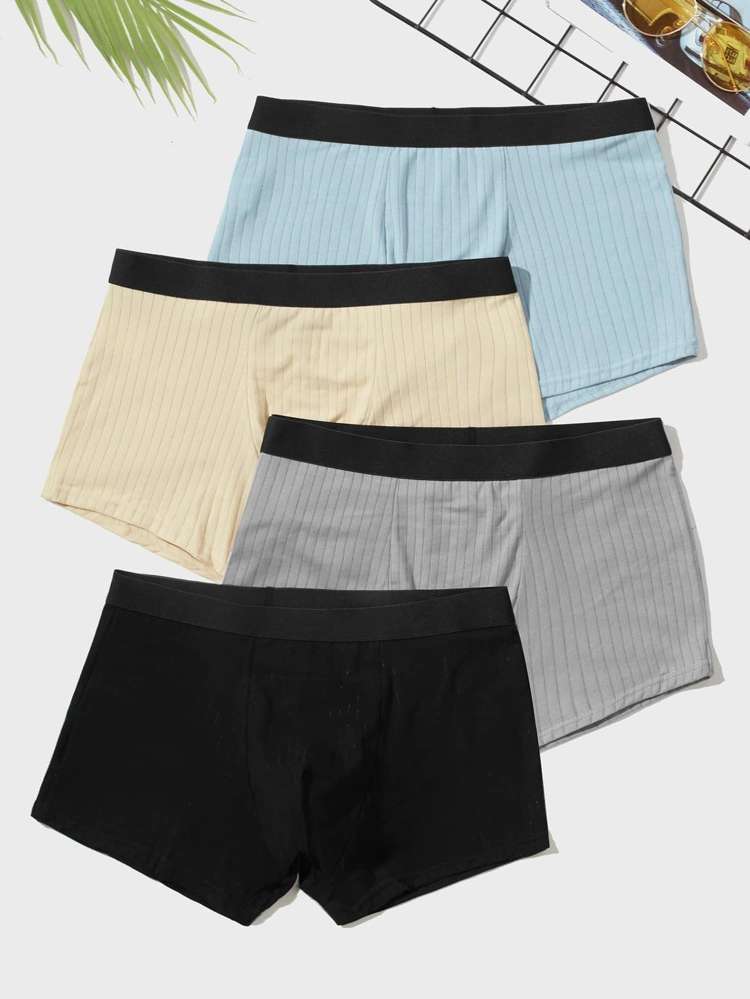  Multicolor Colorblock Men Underwear 6332