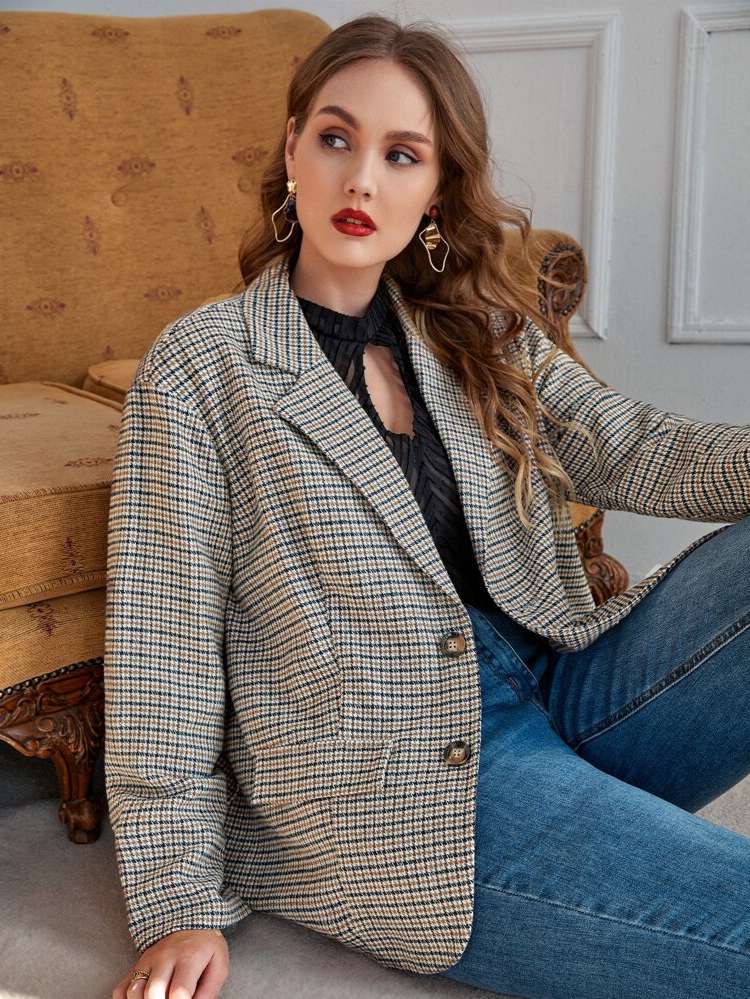 Casual Regular Fit Long Sleeve Plus Size Overcoats 639