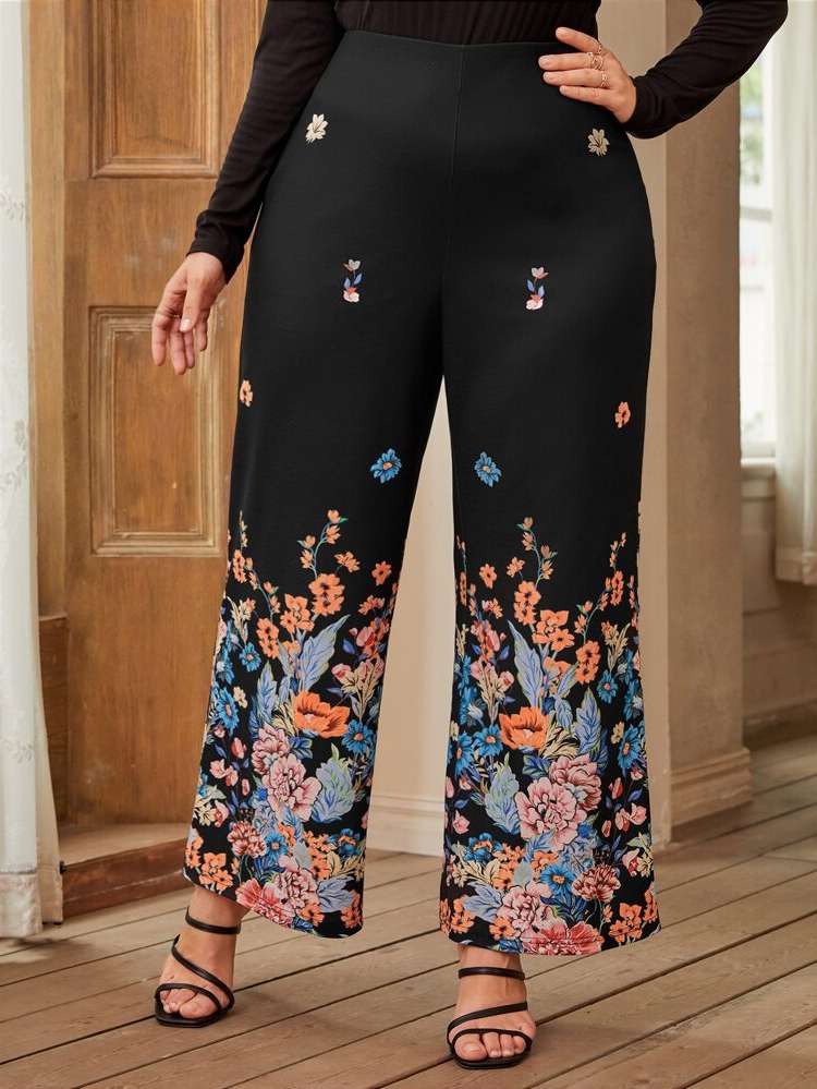  Regular Fit Long Floral Women Plus Clothing 997