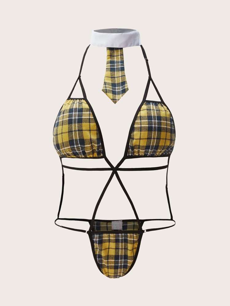  Plaid Underwear  Sleepwear 1116