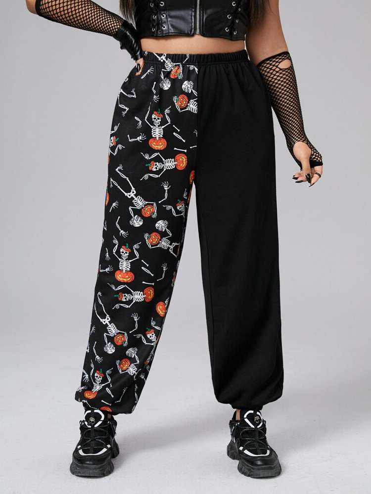  Regular Fit Halloween Plus Size Bottoms 16