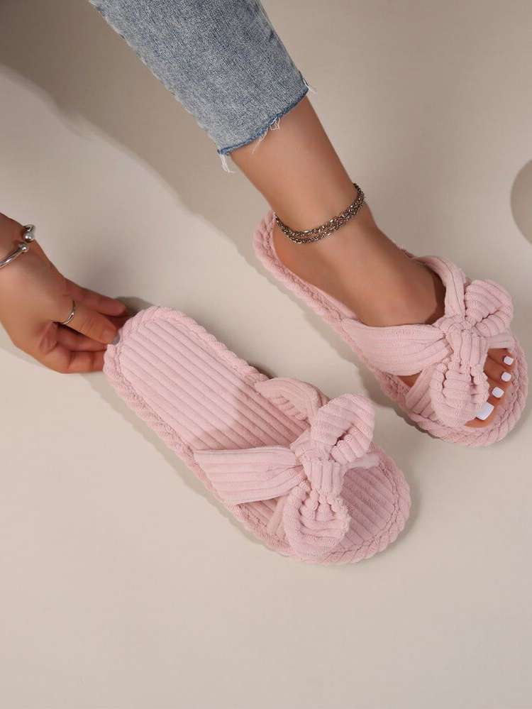  Bow Plain Shoes 6308