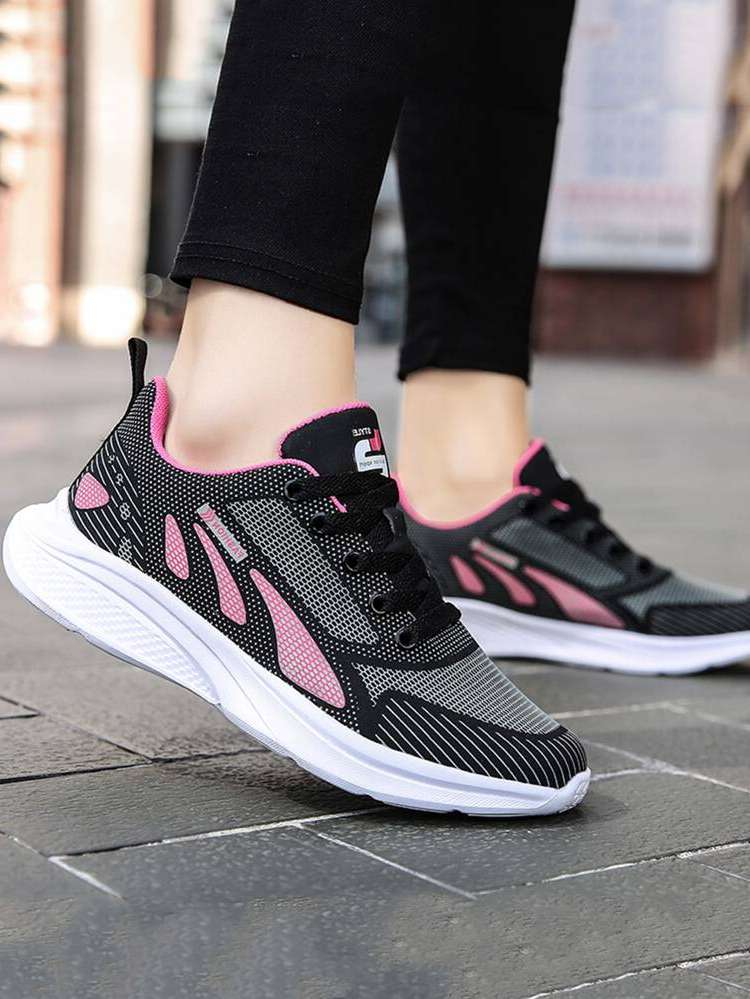 Multicolor Lace Up  Women Sneakers 7996