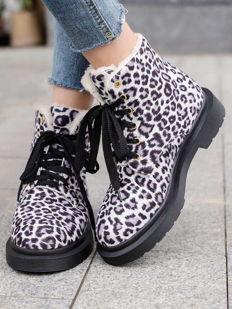  Leopard Women Boots 706