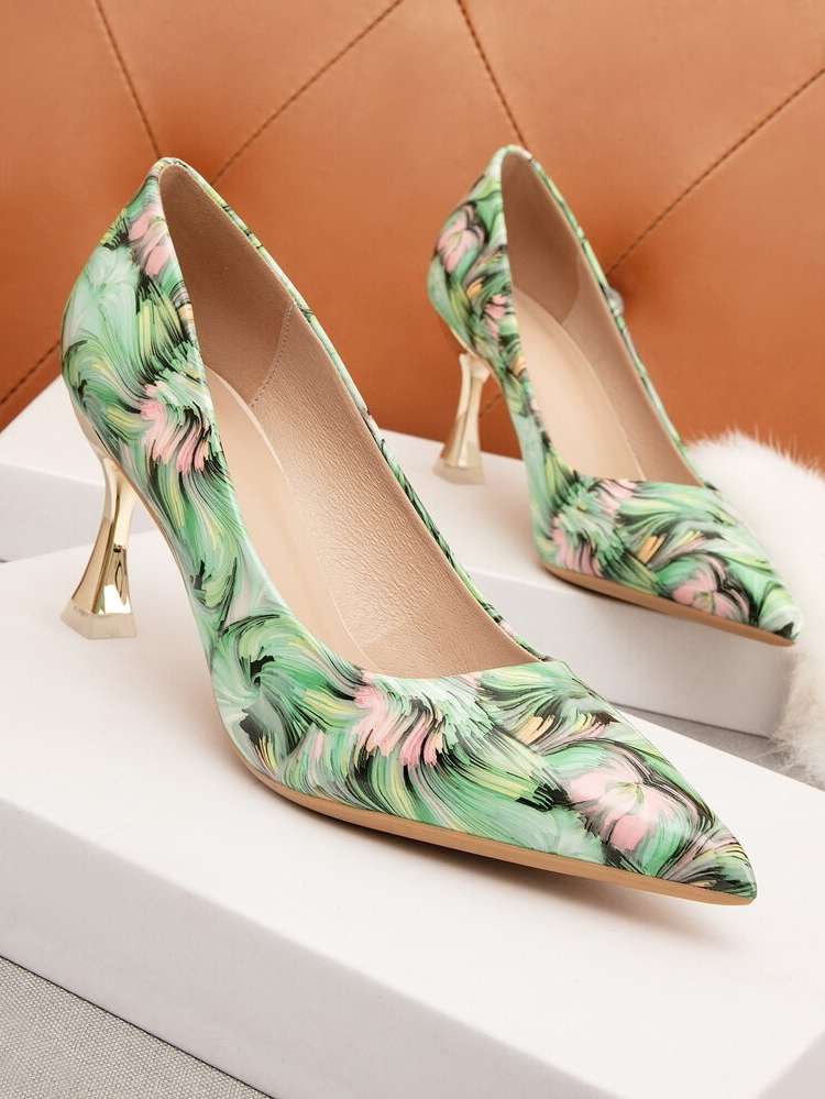 Fashionable Multicolor  Women Pumps 5994