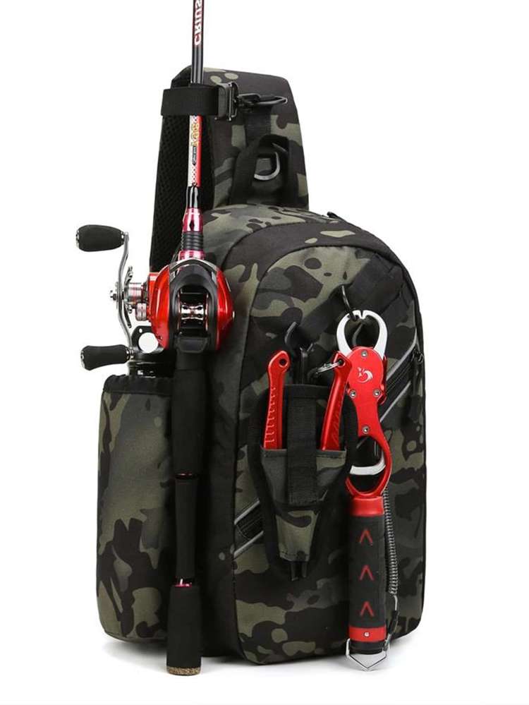  Camo Multicolor Multi-compartment Hunting  Fishing Bags 1675