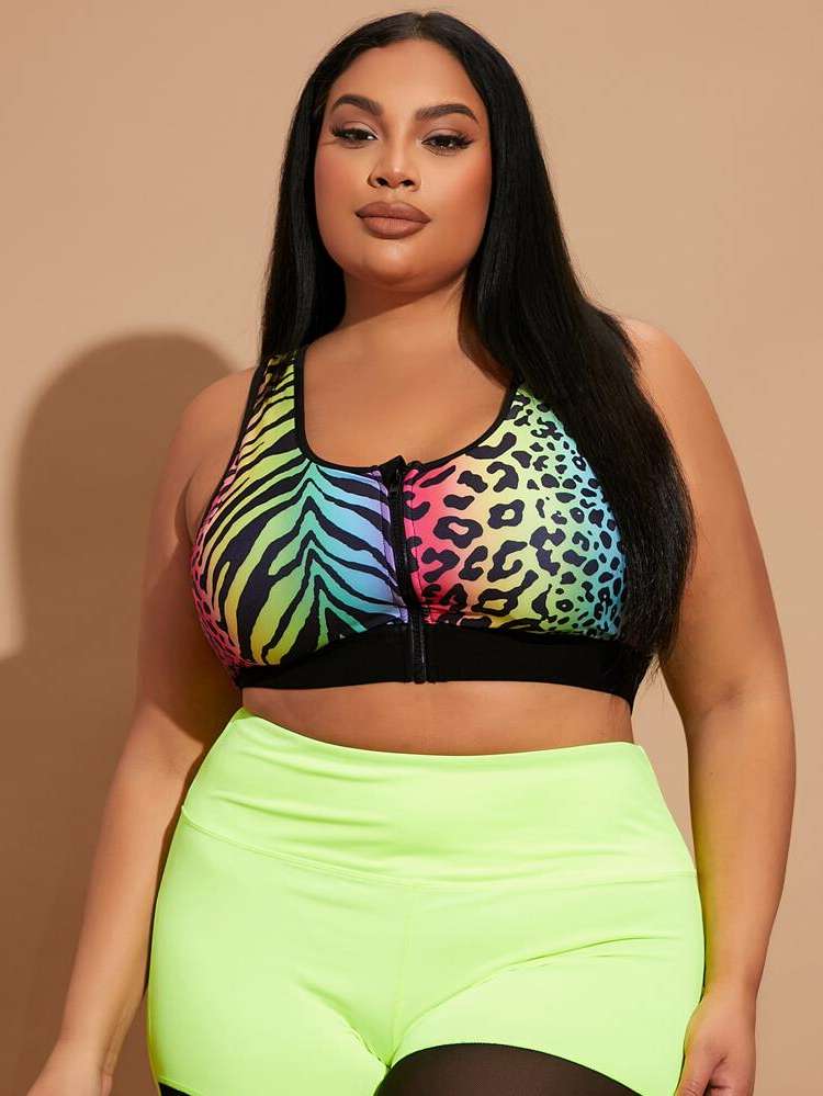  Criss Cross  Plus Size Sports Bras 2554