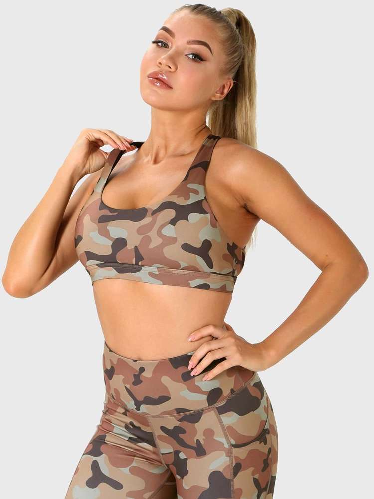  Camo Halter Women Sports Intimates 7610