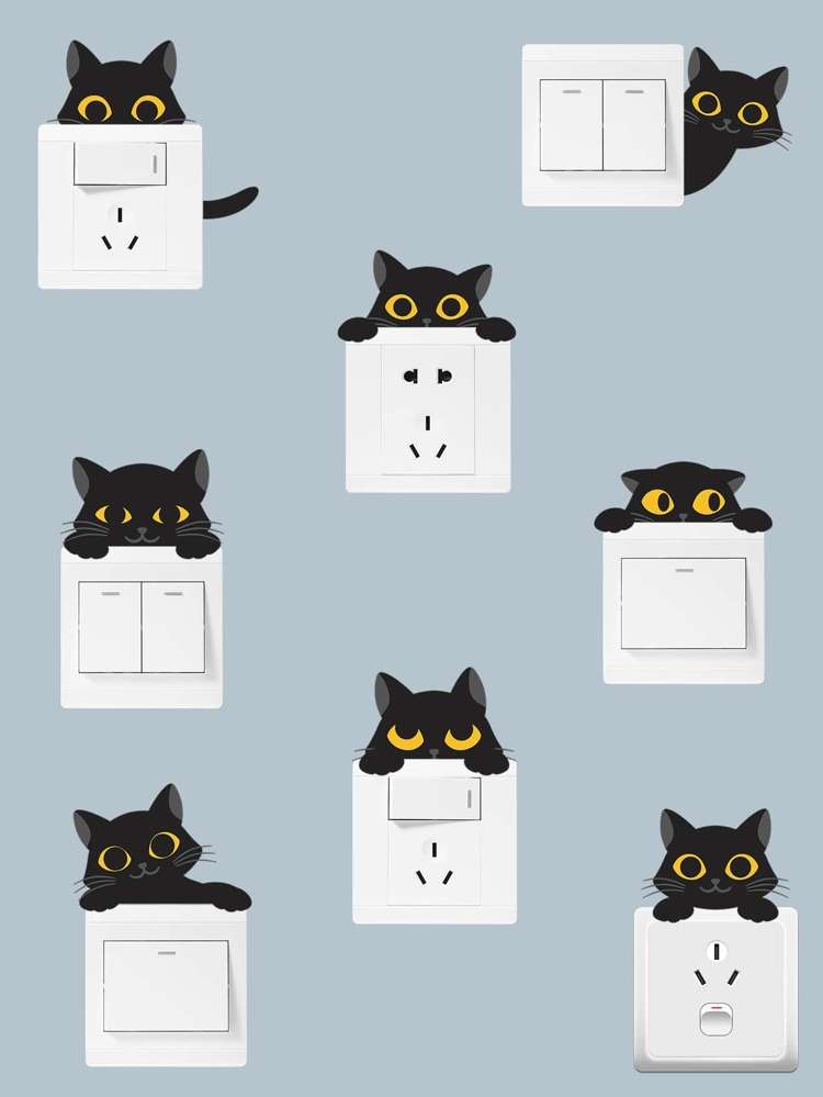   Switch Outlet Wall Sticker 3814