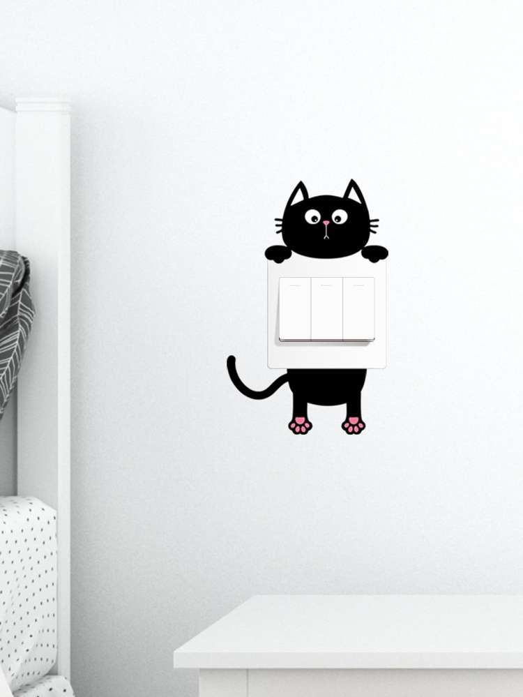 Cartoon Multicolor Switch Outlet Wall Sticker 5463