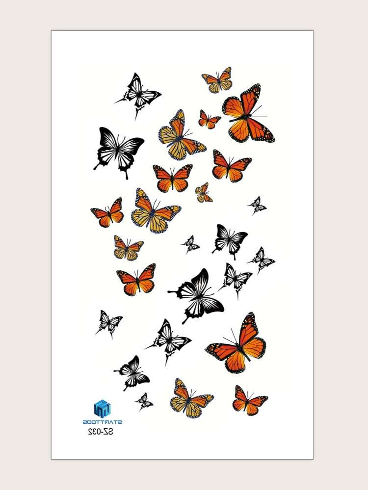   Multicolor Temporary Tattoos 28