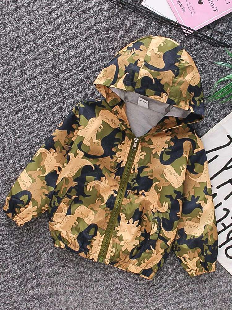  Hooded Dinosaur Multicolor Kids Clothing 5420