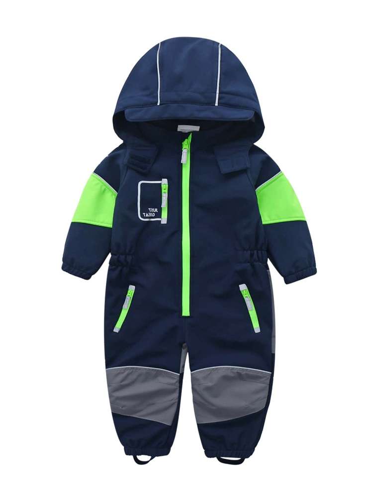 Casual Multicolor Hooded Toddler Boys Clothing 1436