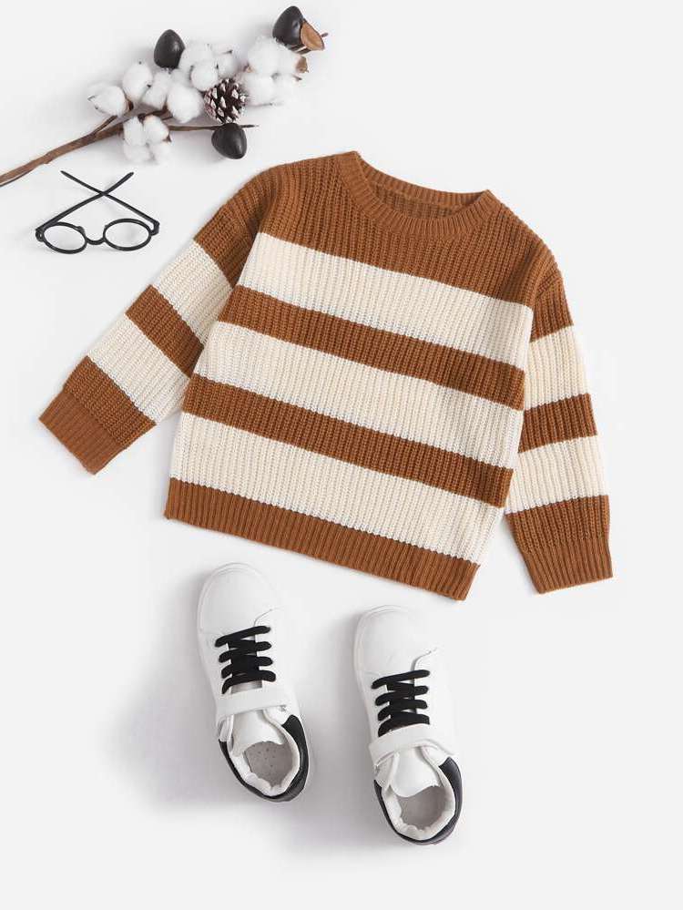  Casual Long Sleeve Regular Fit Toddler Boy Sweaters 1620