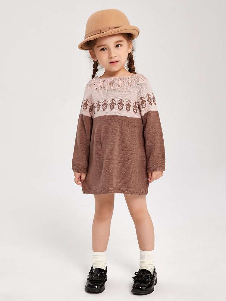 Regular Fit Long Sleeve Boat Neck Kids Clothing 773