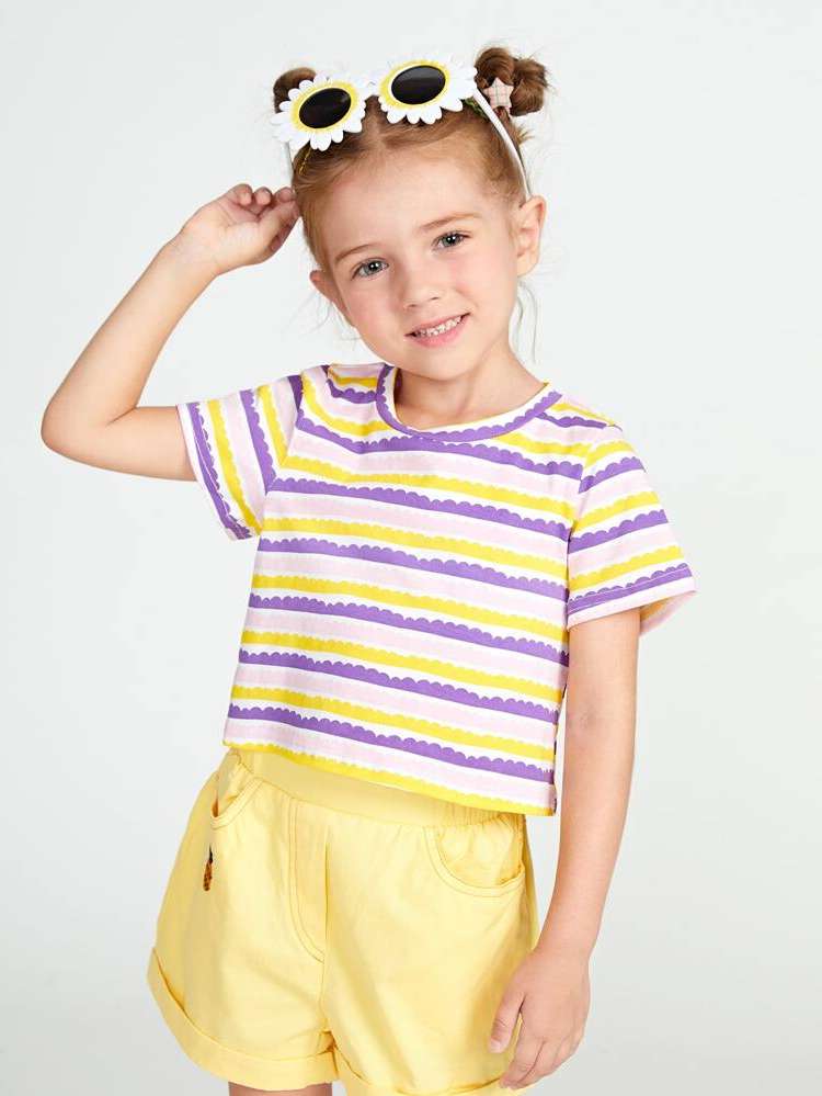  Regular Short Sleeve Kids Clothing 302