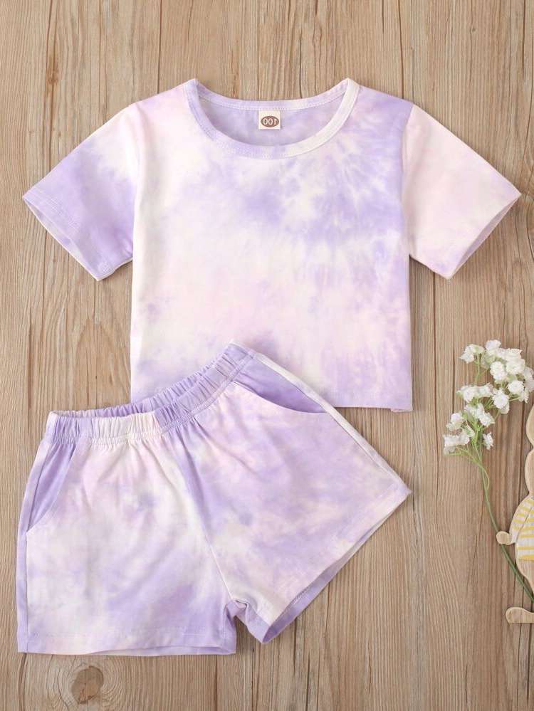  Short Sleeve Pocket Round Neck Kids Clothing 1697