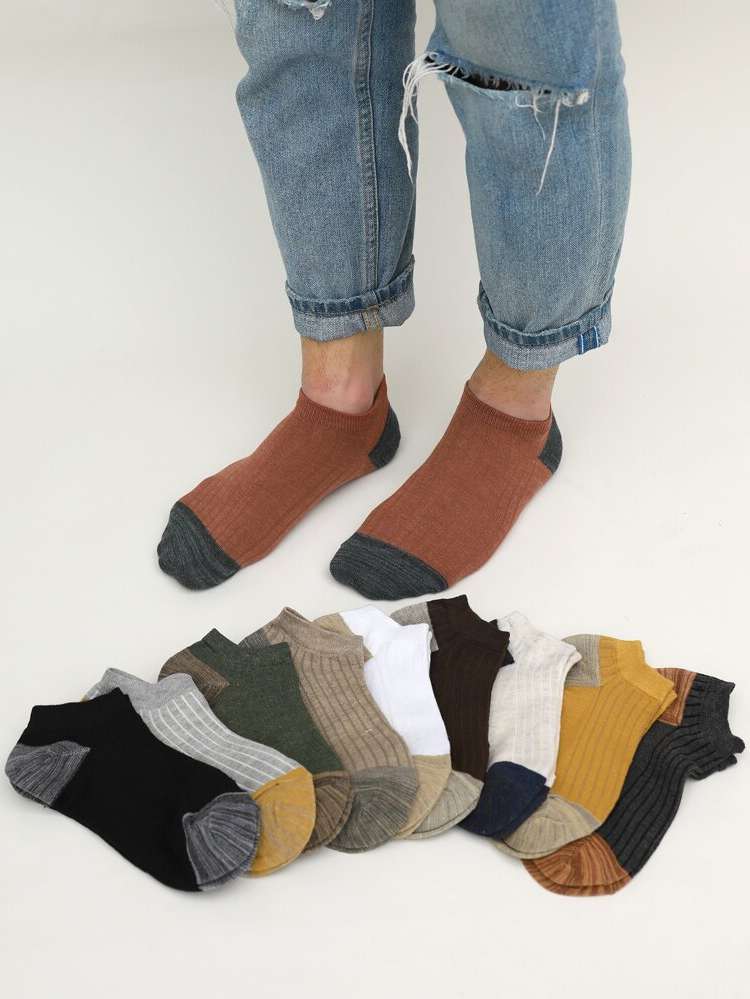  Colorblock Men Socks 9925