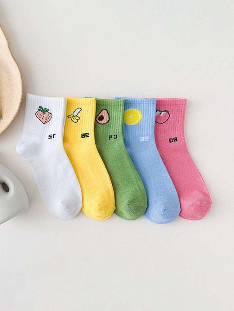  Fruit&Vegetable Women Socks  Hosiery 4046