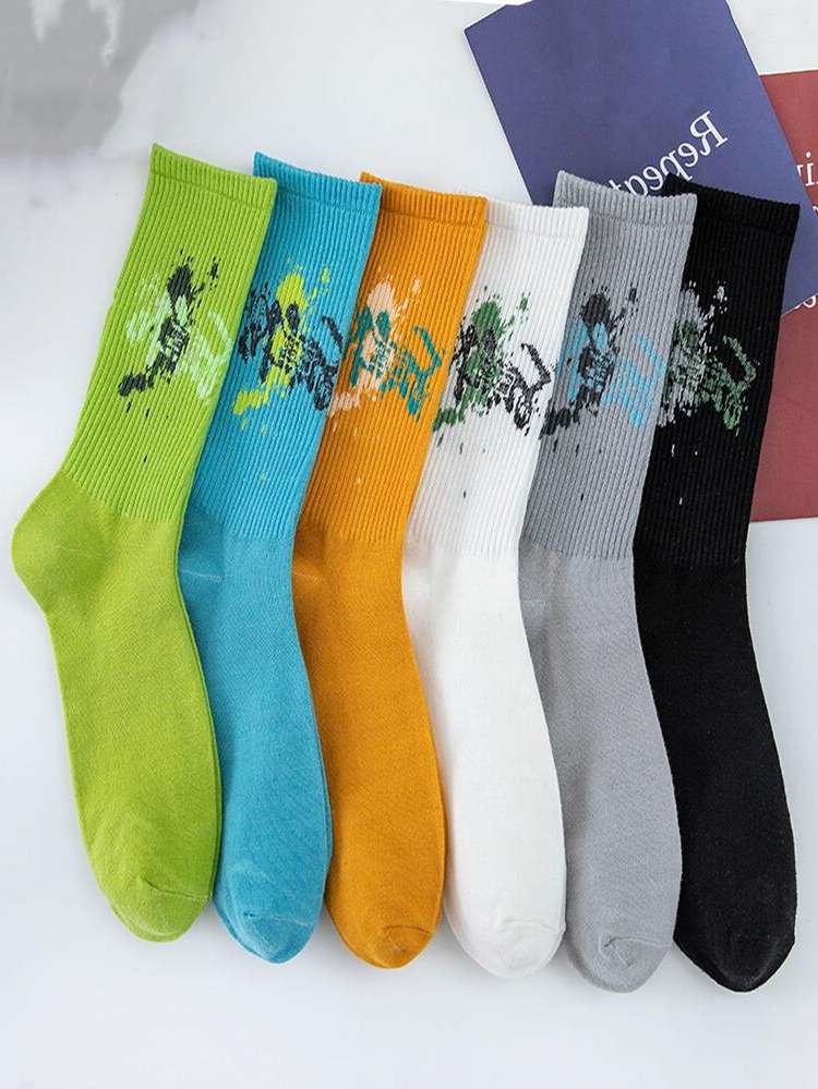 Graphic  Men Socks 7176