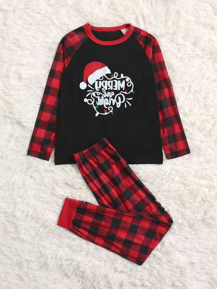 Cute Long Sleeve Christmas Underwear  Sleepwear 3868