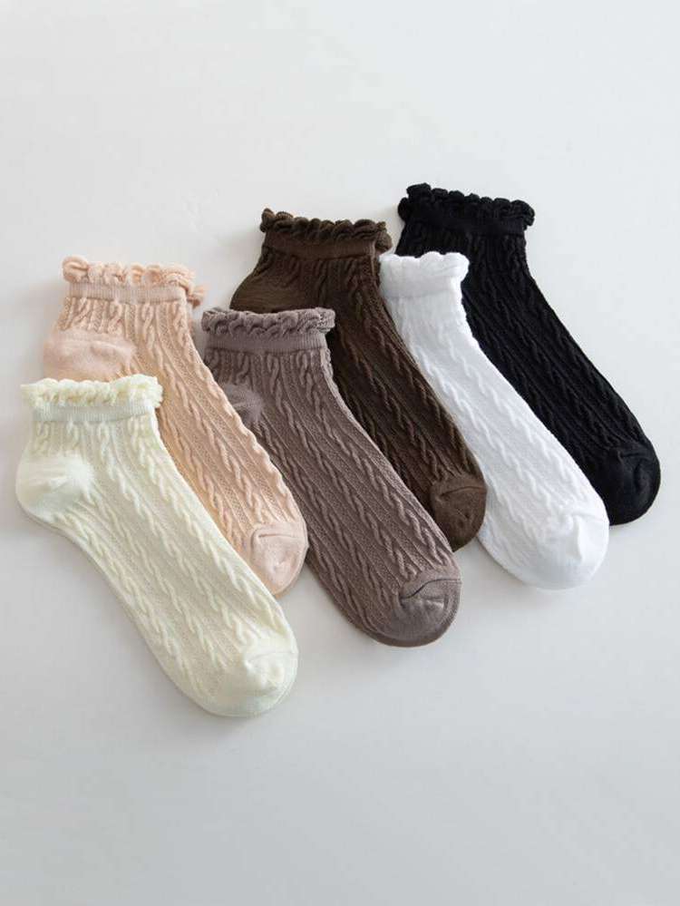 Plain Multicolor  Women Socks  Hosiery 152