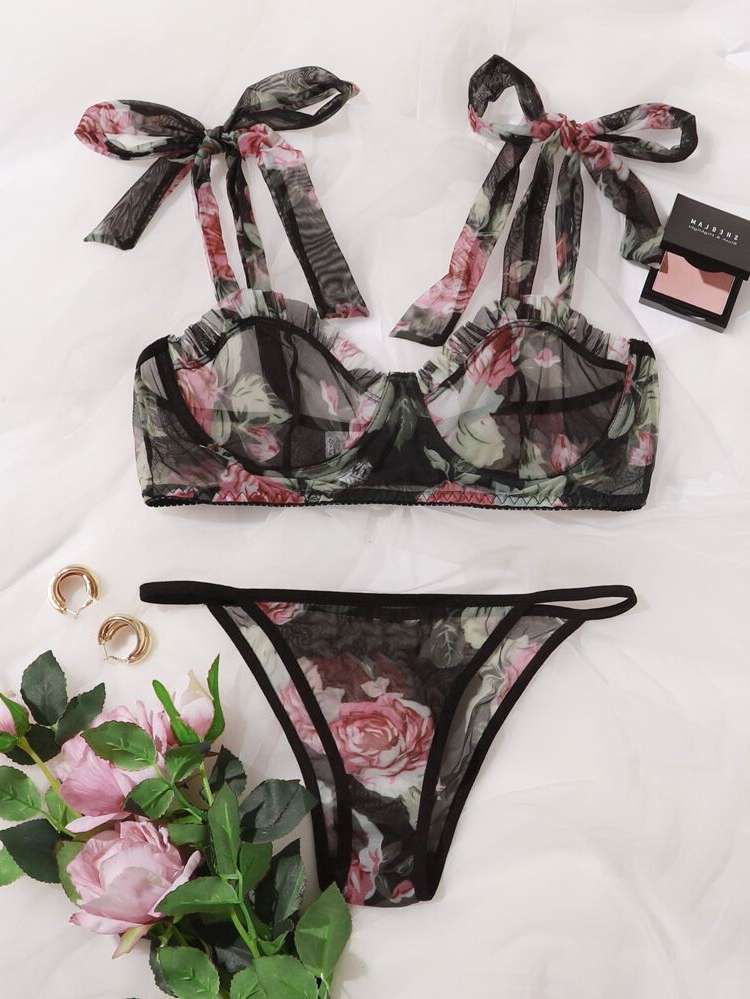  Floral Women Intimates 592