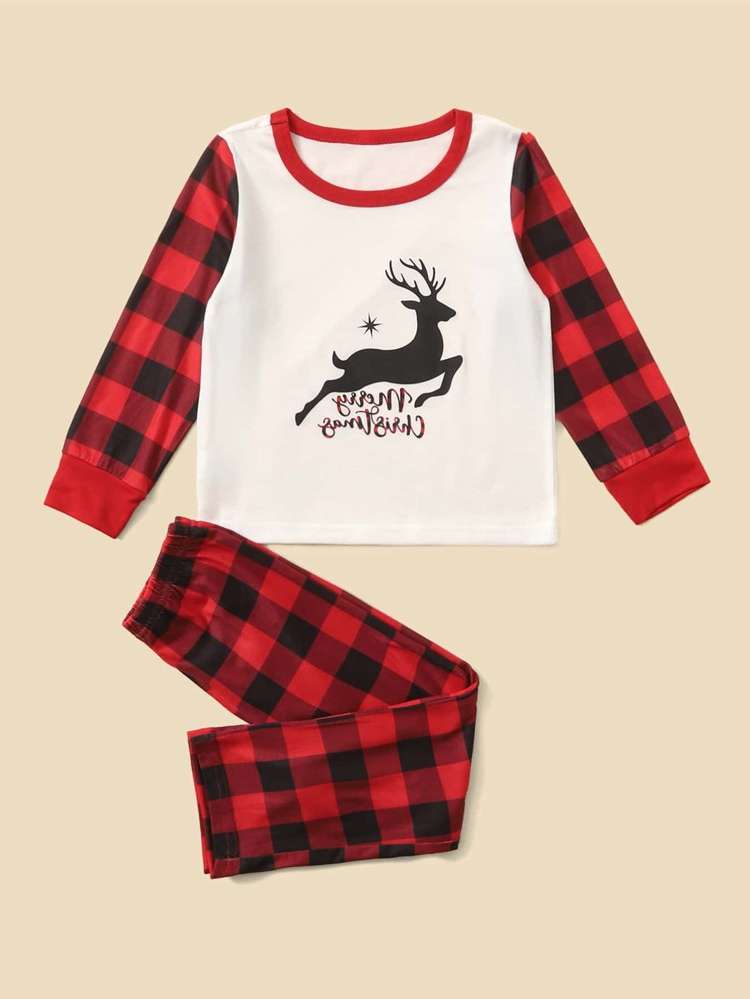 Casual  Christmas Girls Loungewear 2307