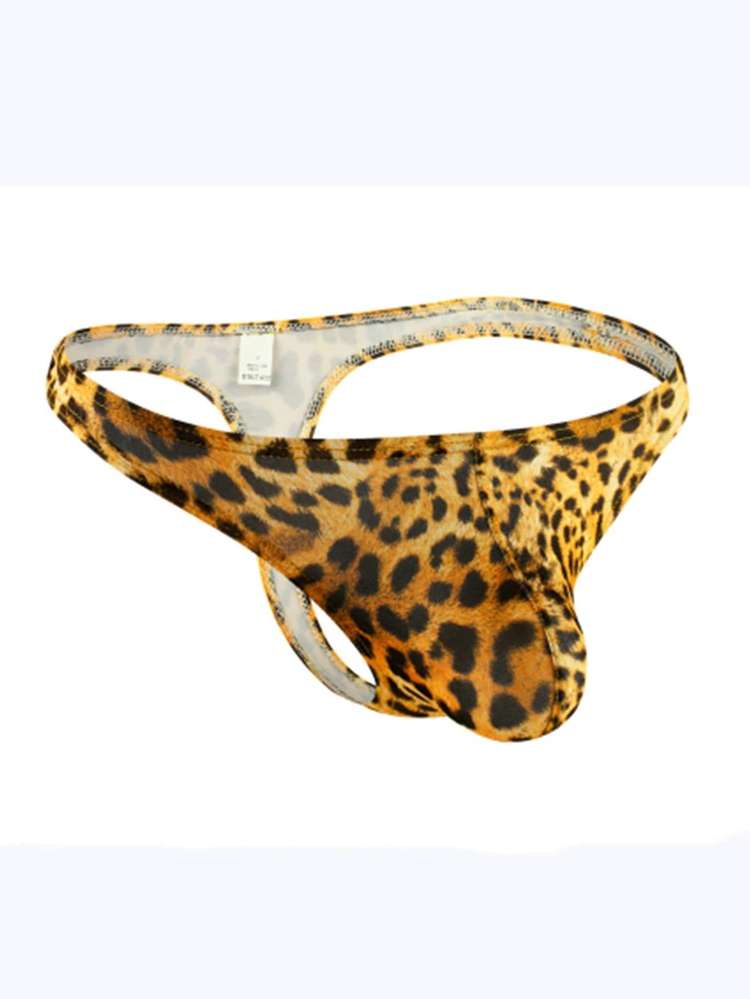 Casual Multicolor Leopard Men Underwear 9133