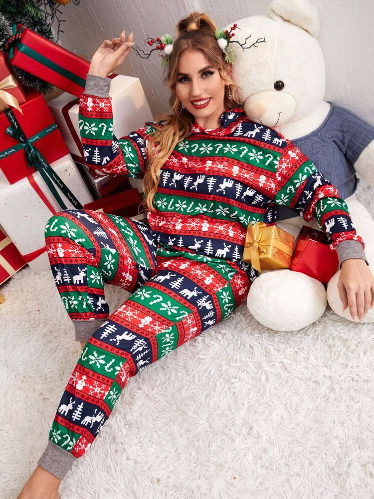 Christmas Long Sleeve Underwear  Sleepwear 4645