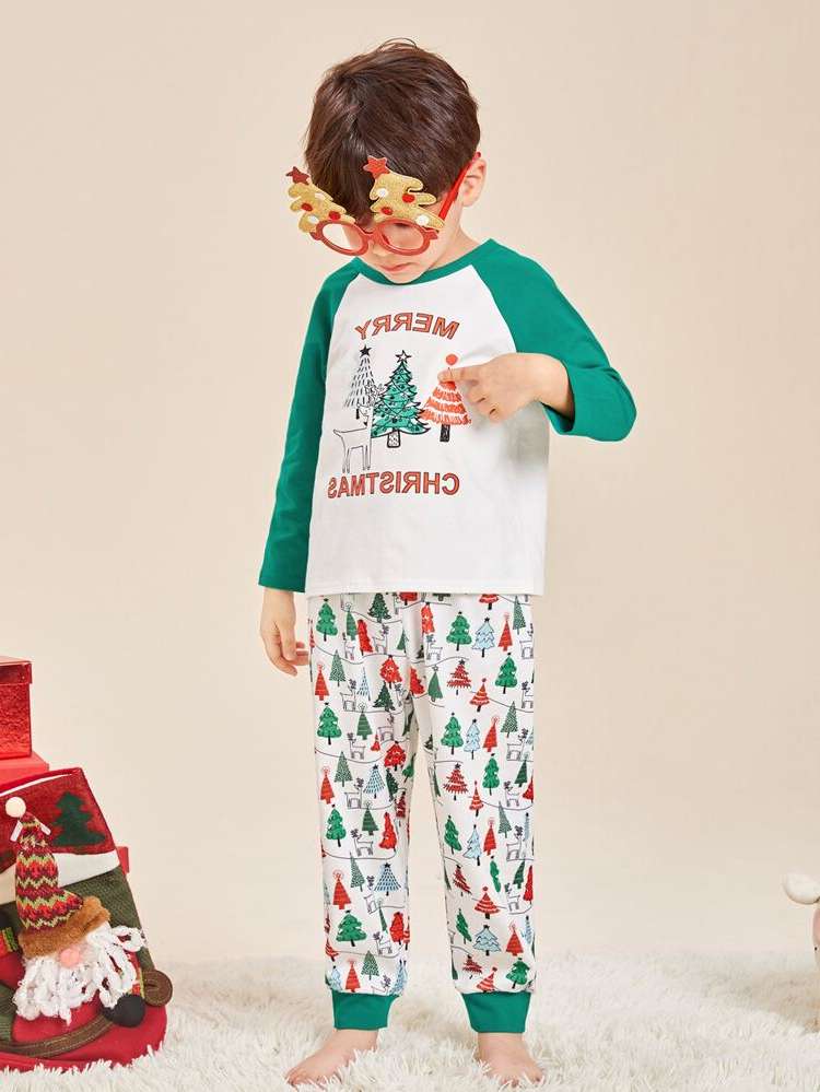  Cute Christmas V neck Kids Underwear  Sleepwear 2167