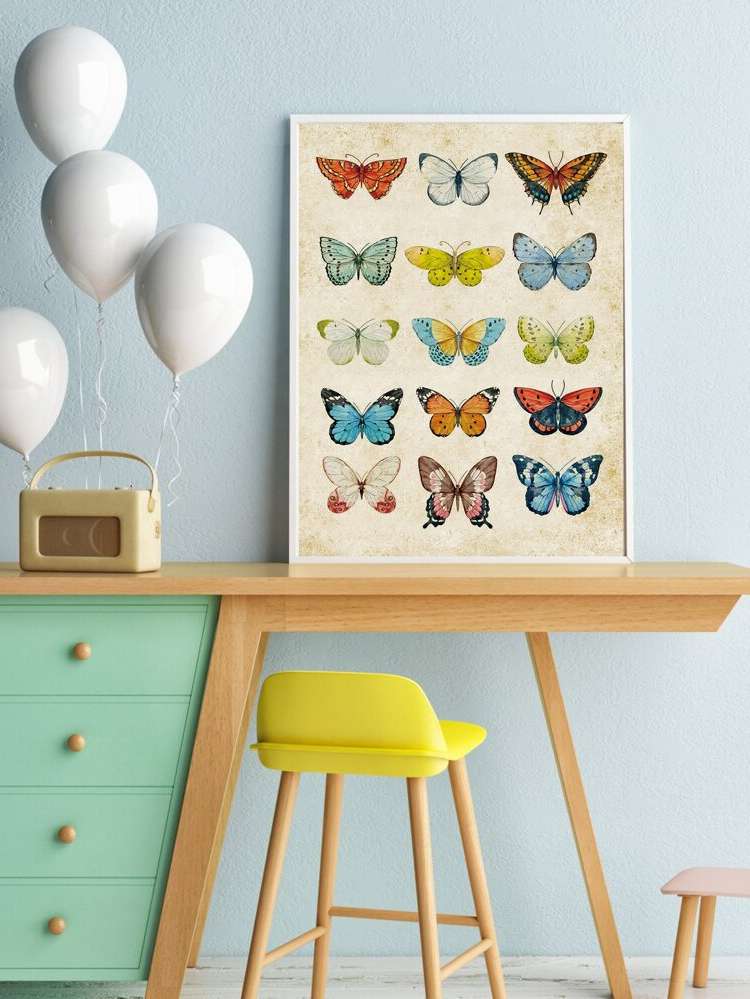 Animal  Multicolor Wall Art 8474