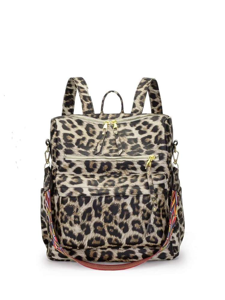 Leopard  Women Backpacks 9544